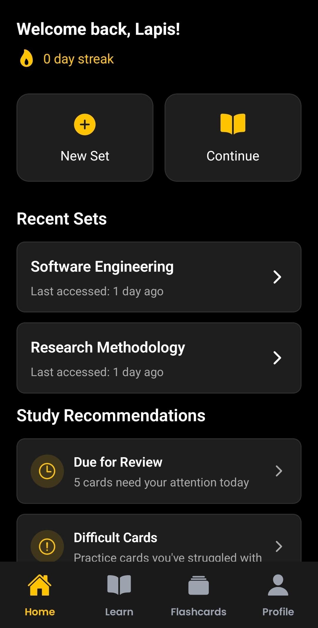 The Knowledge Cache